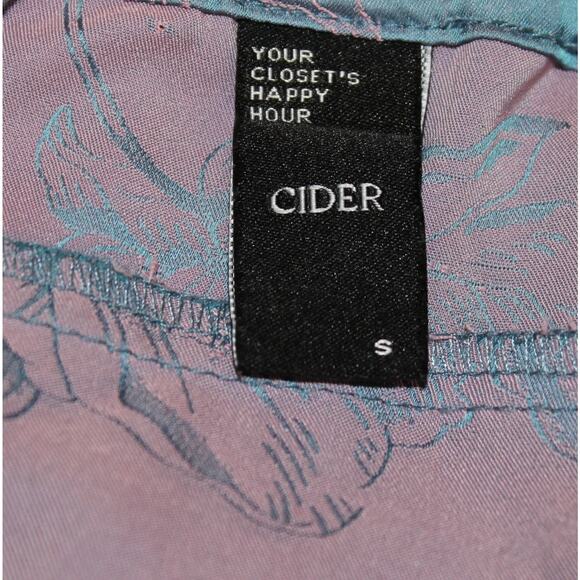 Floral Ruffle Hem Satin Mini Dress‎ Y2K Babydoll Fairy Blue Pink Summer Size S - Picture 5 of 10